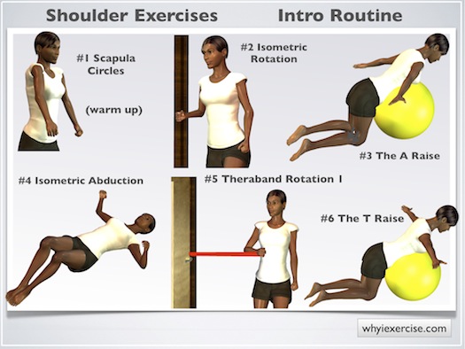 Shoulder exercises: a therapeutic strengthening routine