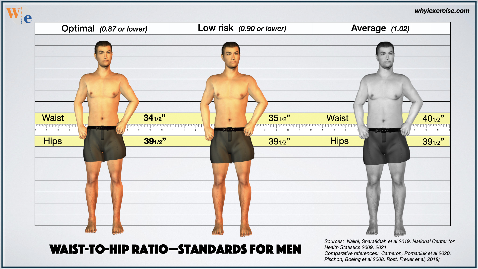 Waist-to-hip ratio: Reliable research shows if you need to lose weight