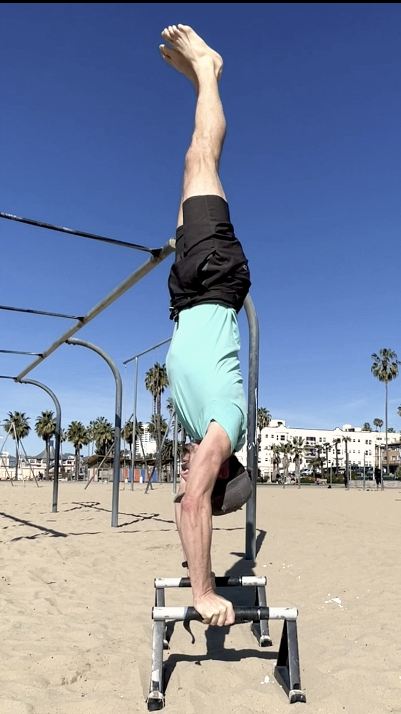 Rob Cowell, PT, Why I exercise, straight handstand