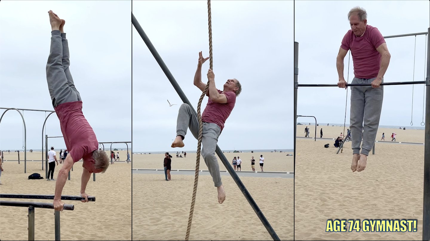 74-year-old gymnast, Kim Goodwin