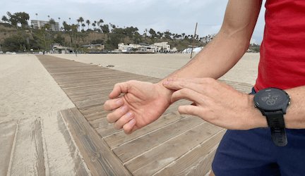 take your pulse for 15 seconds right after the Rockport Tes